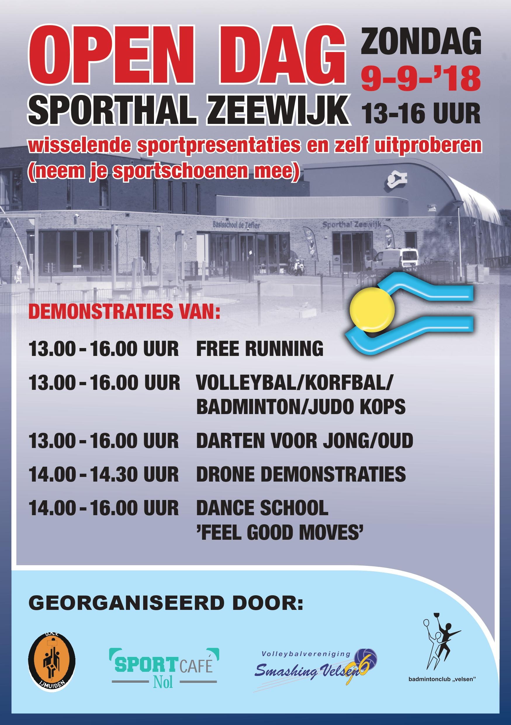 9 september Sporthal Zeewijk in beweging! 